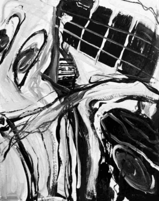 Black and White pictures Acryl auf Karton 40x50