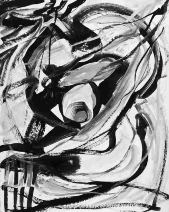 Black and White pictures 2 Acryl auf Karton 40x50 (black and white pictures)
