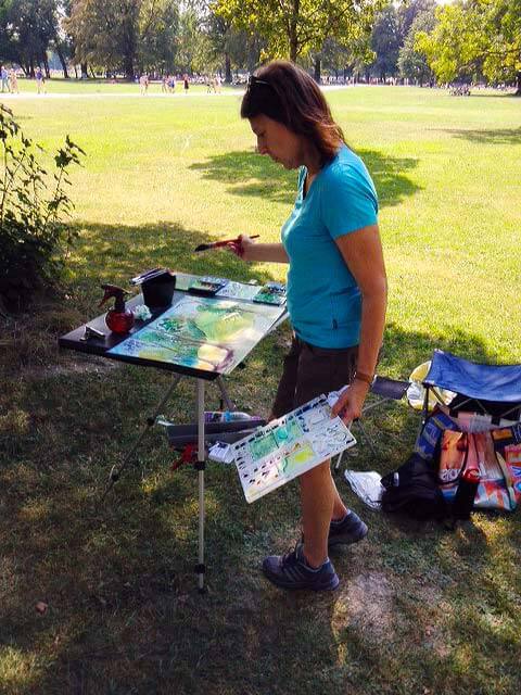Pleinairmalerei Birgit Busch